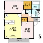 アレーズFの間取り画像