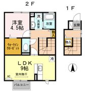 クレール シャトレーの間取り画像