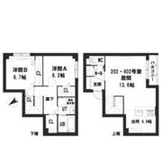 グランメールアサヒⅥの間取り画像