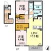 D-roomM B，C棟 B棟の間取り画像