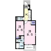カーサユタカの間取り画像