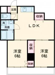 豊川支店マンションの間取り画像