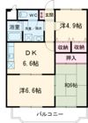 アベニールAの間取り画像