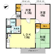 マイ・キャッスル Bの間取り画像