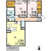 D-room桜 Ⅰ棟の間取り画像