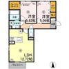 D-room桜 Ⅰ棟の間取り画像