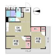 コーポノハラの間取り画像