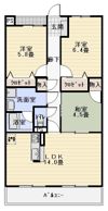 シャトー草薙の間取り画像