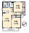 プロスペリーテ C棟?の間取り画像