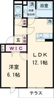 YKメゾン舞子台の間取り画像