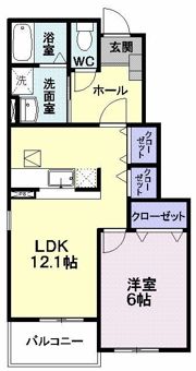 アルコ・イーリスAの間取り画像