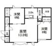 クローバーAの間取り画像