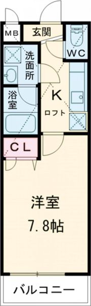 フジパレスしんしゅうの間取り画像
