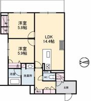 シャーメゾンステージ大島の間取り画像