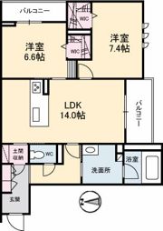 シャーメゾンステージ大島の間取り画像