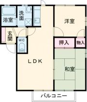 グランベール21 B棟の間取り画像