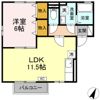 ドエル一丁山王 Bの間取り画像