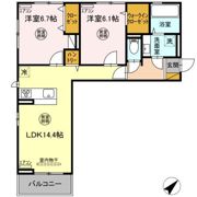 KENTA金田西の間取り画像