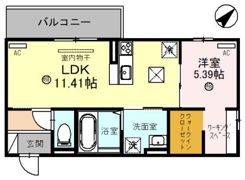 アルモニー彦根の間取り画像