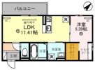 アルモニー彦根の間取り画像
