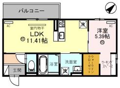 アルモニー彦根の間取り画像