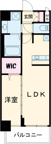 プレサンスTHE高岳の間取り画像
