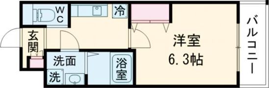 ウインズコート城北パークの間取り画像