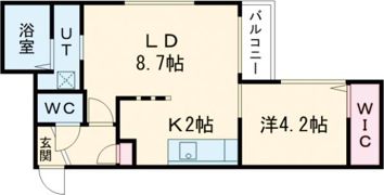 グランディーヴァ平岸の間取り画像