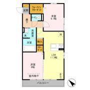 ロブレ コートの間取り画像