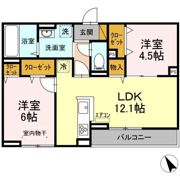 グランテージ海神Nの間取り画像