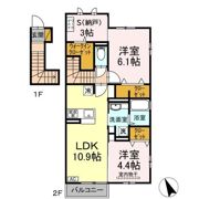 ブリアール Ⅰの間取り画像