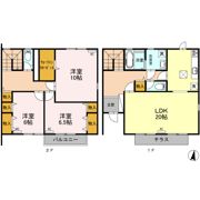 ロイヤルガーデン堀之内 Bの間取り画像