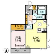 グランディール A棟の間取り画像