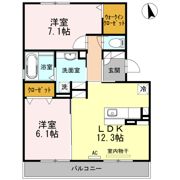 ヴェルドミール辻の間取り画像