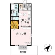 メイプルコート佐土の間取り画像