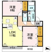 ライフモア守上 B棟の間取り画像
