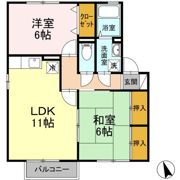 キャッスル徳久 A棟の間取り画像