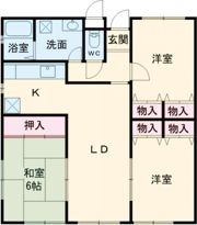 グランドール新伊丹の間取り画像
