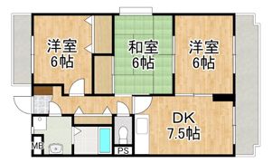 シーサイドスクエアの間取り画像