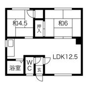 NORTH FIELD壱番館の間取り画像