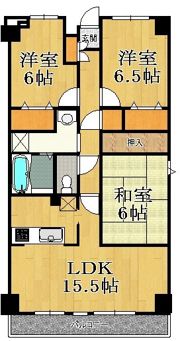 モンテ村上の間取り画像
