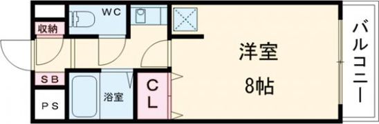 エスポワール大津和の間取り画像