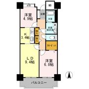 品川シーサイドビュータワー Ⅰの間取り画像