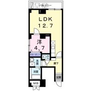 フレスクーラ神楽坂の間取り画像