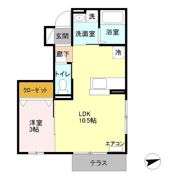 カーサ フェリーチェの間取り画像