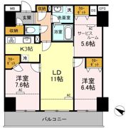 ロイヤルKJの間取り画像