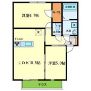 ミューズ二色B・C棟の間取り画像