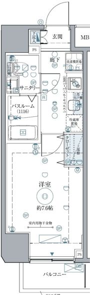 クレヴィスタ西巣鴨の間取り画像