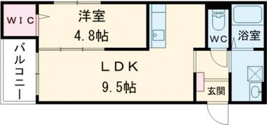 アドバンス矢野西B棟の間取り画像