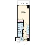 ルクレ難波の間取り画像